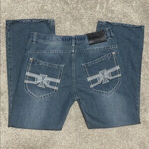 Vintage MMA Elite Bootcut Jeans Y2K Affliction